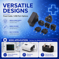 Adaptateur de voyage universel en gros 15W 22W 23W, chargeur rapide PD, adaptateur secteur UE US UK, alimentation CCTV 5V 9V 12V 2A 3A