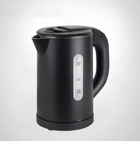 Bouilloire électrique en acier inoxydable à double paroi 0,8 L avec arrêt automatique, portable pour usage domestique et hôtelier, eau chaude prête à l'emploi