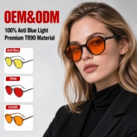 Lunettes anti-lumière bleue personnalisées avec logo TR90, légères, fabriquées en usine, vente en gros Sunray, pour ordinateur