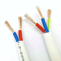 Cable de Alimentación para Uso Doméstico RVV, Flexible, Aislado con PVC, Núcleo de Cobre, Conductores Trenzados de 0.2mm-1.5mm, 2-6 mm², 100m de Longitud, OEM/SZADP