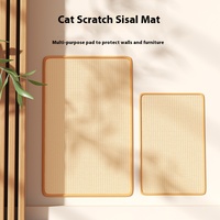 Fournitures durables pour chats Sisal Pet Cat Scratch Board Anti-Sofa Scratch Protège les griffes de meulage Crumb-Free Cat Claw Board