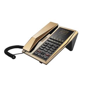 <span class=keywords><strong>Téléphone</strong></span> analogique filaire de luxe noir pour chambre d'hôtel, nouveau modèle avec numérotation grand format et fonction étanche - Product Image 5
