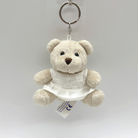 Fabricant de porte-clés personnalisés en peluche ours mignon porte-clés pendentif cadeau pour enfants poupée jouets en peluche