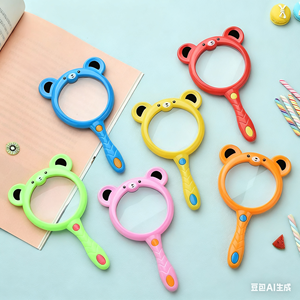 Lupa para niños de dibujos animados, experimento de ciencia y educación para estudiantes, juguete de exploración de observación de animales y plantas - Product Image 3