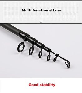 Canne à pêche portable en fibre <span class=keywords><strong>de</strong></span> carbone <span class=keywords><strong>de</strong></span> qualité export MH, action rapide, canne à lancer, canne à pêche en mer, équipement pour la pêche au prédateur - Product Image 4