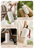 Chauffe-biberon numérique portable pour bébé avec port USB-C, chargeur de batterie intégré et fonction de préparation de lait infantile