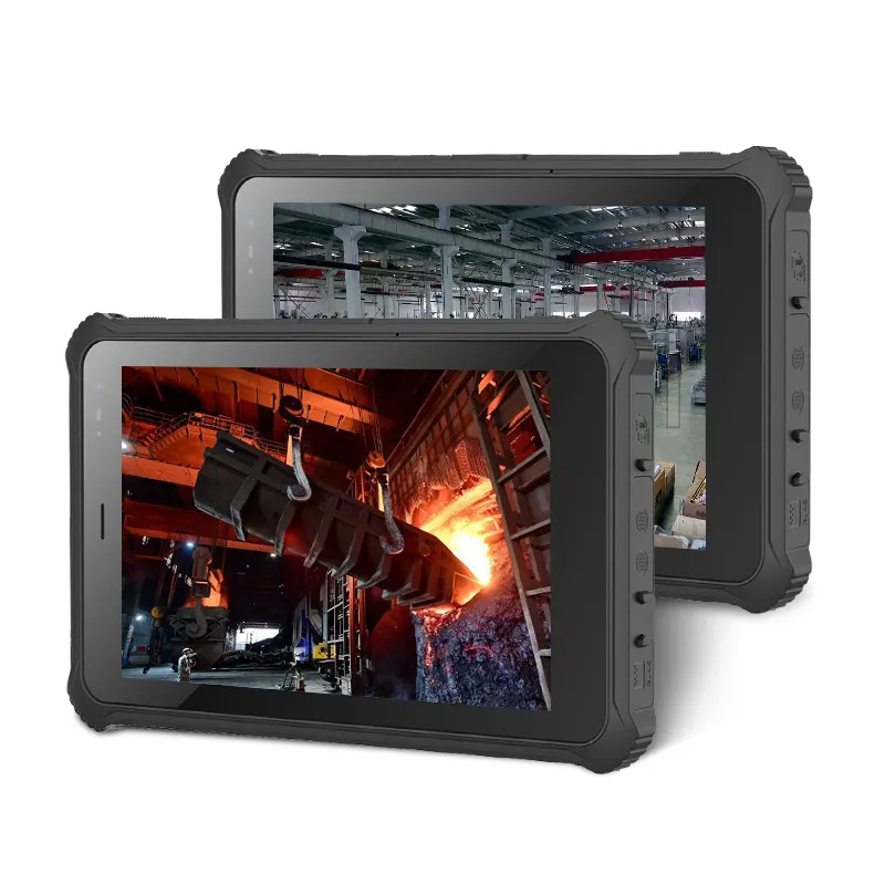 10.1 "10000mAH 4 + 64GB 4G LTE produzione di Tablet Pc di grado industriale personalizzato Tablet robusto 700NIT con scanner RJ45 1D/2D