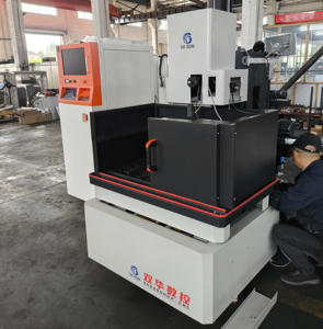 Máquina de Electroerosión por Hilo de Precisión de Alta Gama con Servoaccionamiento PLC DK7735, Control CNC, Aplicaciones Aeroespaciales y Médicas, Motor <span class=keywords><strong>HC530</strong></span> con Engranajes - Product Image 5