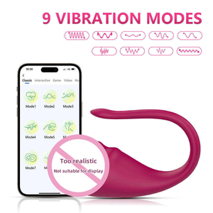 Mainan Dewasa Baru Wand Egg Wireless Remote Control APP Control Love Egg Stimulator Klitoris Cocok untuk Wanita Vibrator Titik G - Product Image 2