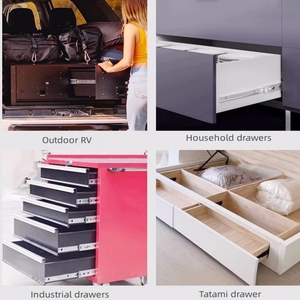 Chiều Rộng 3 Lần Theo Dõi Đầy Đủ Mở Rộng Bóng Mang Kính Thiên Văn Kênh Đồ Nội Thất Công Nghiệp Phòng Ngủ/Phòng Tắm Ngăn Kéo Trượt - Product Image 6