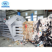 Compacteur de déchets plastiques mixtes, presse à balles hydraulique pour matériaux en vrac, machine à balles pour papier usagé