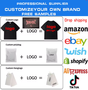 T-shirt en coton brodé avec logo personnalisé |   Qualité supérieure sur mesure |   T-shirt unisexe |   Vente en gros multicolore - Product Image 3