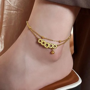 Collection de Bracelets de Cheville en Acier Inoxydable Plaqué Or 18K PVD pour Femmes – Nombreux Modèles |   Imperméable, hypoallergénique et inaltérable - Product Image 1