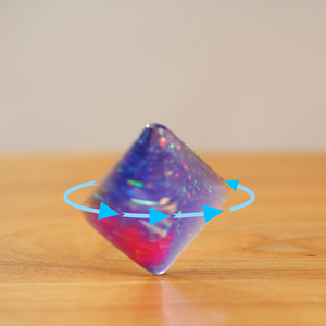 Jouet cinétique à bascule pour les doigts, un jouet de bureau étrangement apaisant qui tourne, roule et tombe simultanément, jouets anti-anxiété - Product Image 3