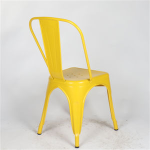 <span class=keywords><strong>Silla</strong></span> de comedor de metal apilable para restaurante Tolixs de hierro antiguo de fácil montaje - Product Image 2