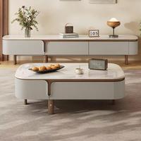 Meuble TV Moderne avec Rangement en Bois Durable et Écologique, Design Haut de Gamme pour Salon et Appartement, Compatible Téléviseurs 65 Pouces et Plus, Support au Sol