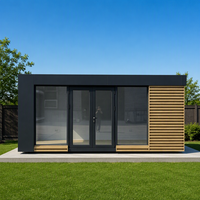 Maison conteneur extensible directement de l'usine 20ft/40ft, pliable, préfabriquée, portable, modulaire, villa, hôtel de villégiature, hébergement temporaire