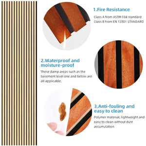 ألواح خشبية عازلة للصوت حديثة وصديقة للبيئة للديكور الداخلي أكوبانيل للفنادق والشقق والقاعات - Product Image 4