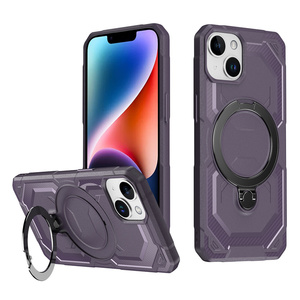Hybrid TPU+PC Metal Magnetic Bracket Carbon <strong>Fiber</strong> Design Camera Protection Phone Cover Case for <strong>Google</strong> Pixel 9/9 Pro/9 Pro XL - Product Image 6