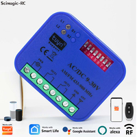 Ouvre-porte de garage WiFi 2CH 433-900MHz, télécommande 9-30V, fonctionne avec l'application Tuya, contrôleur intelligent marche/arrêt, domotique