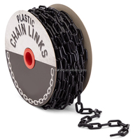 Chaîne en plastique multicolore de 6mm pour Barricade de circulation Chaîne en plastique pour Barricade de sécurité directe d'usine