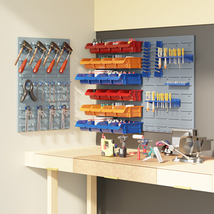 Jigong treo tường PP Hộp ngăn kéo nhỏ có thể xếp chồng lên nhau đa chức năng để lưu trữ kho tùy chỉnh kích thước phụ tùng thay thế doanh thu - Product Image 6