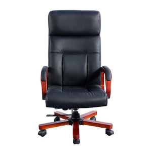 Ergonomischer Bürostuhl mit Hoher Rückenlehne, Moderner Leder-Drehstuhl, Höhenverstellbar mit Elektrischem Mechanismus, Konferenzstuhl für das Büro - Product Image 3