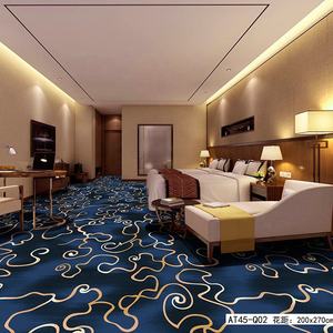 Moquette de haute qualité pour salle de banquet d'hôtel, moquette bouclée, décoration commerciale de luxe, revêtement de sol mural, tapis, tapis imprimés en 3D - Product Image 3