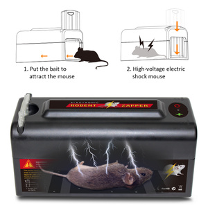 GH-190D Instant Kill Mouse & Rat Zapper avec <span class=keywords><strong>alarme</strong></span> lumineuse et piles ou adaptateur Source d'alimentation, - Product Image 1