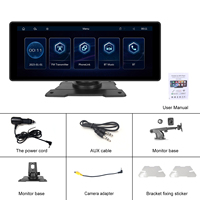 Podofo 10.26'' Grand écran portable Smart Carplay Android Auto AirPlay Phonelink BT Wifi FM GPS Multimédia Vidéo Autoradio