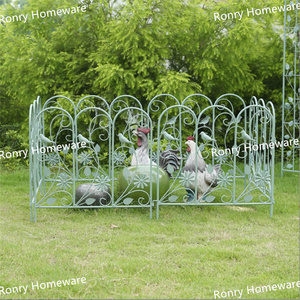 Clôture de jardin <span class=keywords><strong>et</strong></span> panneau mural modernes en fer, décoration extérieure pour plantes avec finition thermolaquée - Product Image 5