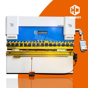 مكبس هيدروليكي معدني CNC من هانكرييت بقوة 125 طن و135 طن و4000 و3200 مم، مكبس ثني 40 طن 1600 120 سم مع مقياس خلفي CNC - Product Image 1