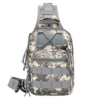 Sac à bandoulière tactique pour homme, sac de poitrine Molle, imperméable, OEM, sport de plein air, sac à bandoulière simple, sac de poitrine tactique