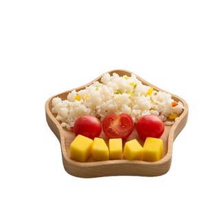 จานไม้รูปดาวการ์ตูนสำหรับเด็ก ใช้สำหรับเสิร์ฟอาหารเช้า ของหวาน เค้ก - Product Image 4