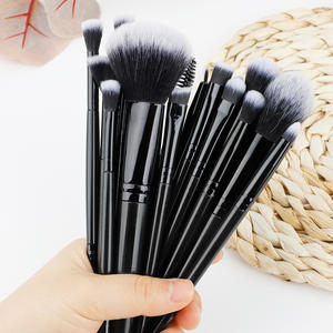 Super professionnel noir 20 pièces ensemble de pinceaux de maquillage cosmétique Cosmetiquera Brochas marque privée <span class=keywords><strong>Glam</strong></span> <span class=keywords><strong>Brush</strong></span> Kit bon prix - Product Image 1