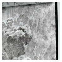 Tissu transparent de qualité supérieure nouvelle tendance personnalisé imprimé salon décor tissu de rideau en mousseline de soie 280cm