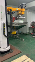 Robot de Desempaquetado de Bolsas de PP/PE de Alta Velocidad |   Brazo Robótico de Alimentación Automática de Materiales |   100-120 Bolsas/H, Totalmente Personalizable