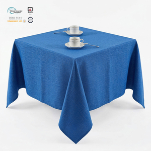 Heavy Weight Silver 120 Inch Round Jacquard Floral Pattern Waterproof Eco-Friendly Polyester Washable Tablecloth - Product Image 1