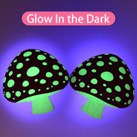 Autocollants pour seins en forme de champignon, cache-seins sexy, cache-tétons sexy, accessoires sexy, cache-tétons qui brillent dans le noir
