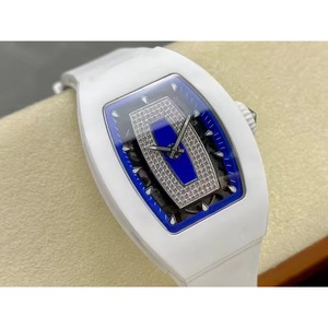 Montre mécanique automatique de luxe haut de gamme en céramique blanche de qualité supérieure pour hommes, style décontracté et professionnel, avec tourbillon - Product Image 3