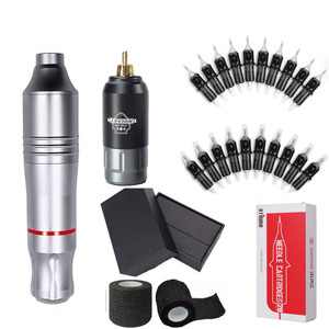 Kit de Máquina de Tatuar Inalámbrica, Pluma Rotatoria con Agujas de Cartucho, Set de Maquillaje Permanente para Principiantes - Product Image 2