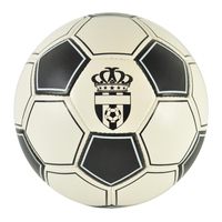 Ballon de football en PVC cousu à la machine, taille 5, personnalisé, classique, durable, haute rétention d'air