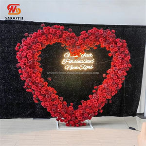 Arco de Flores de Seda Artificial con Diseño Asimétrico, 1.8-2.4m, para Decoración de Fondo de Boda, Venta al Por Mayor - Product Image 5