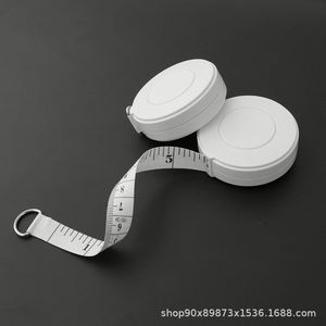 Cinta Métrica Retráctil de Cuero PU Redonda con Logotipo Personalizado, 60 Pulgadas/150 cm, para Medir Cintura y Costura - Product Image 4