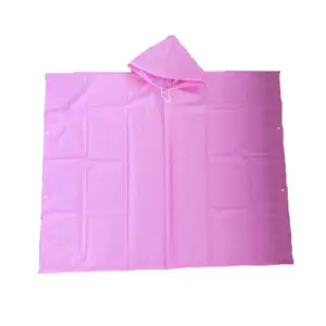 Vente en gros imperméable en matériau eva petit quantité minimale de commande imperméable poncho de haute qualité pour hommes et femmes