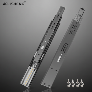 Glissières <span class=keywords><strong>de</strong></span> <span class=keywords><strong>tiroir</strong></span> à roulement à billes à fermeture douce et à extension complète, robustes et modernes AOLISHENG <span class=keywords><strong>pour</strong></span> armoires <span class=keywords><strong>de</strong></span> <span class=keywords><strong>cuisine</strong></span>, salle à manger, camping-car et salle <span class=keywords><strong>de</strong></span> sport - Product Image 1