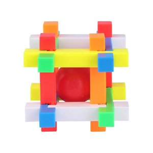 Yuxin Kongming Lock Cage Puzzle Six Color Mixed Educational Toy For 8 To 13 Years Old Cognitive Development <b>Magic</b> <b>Cube</b> - Product Image 3