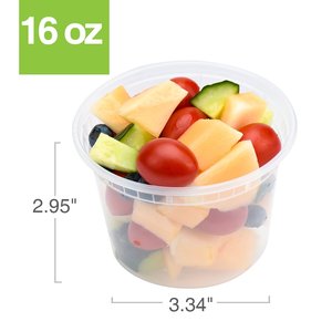 Nhựa Deli dùng một lần thực phẩm lưu trữ <span class=keywords><strong>container</strong></span> với nắp đậy kín - Product Image 4