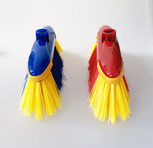 Artículo n. ° 0153, <span class=keywords><strong>escoba</strong></span> suave para limpieza del hogar para uso en interiores, <span class=keywords><strong>escoba</strong></span> para mascotas, <span class=keywords><strong>escoba</strong></span> de barrido de plástico de hilo italiano, cepillo de limpieza de suelos - Product Image 4