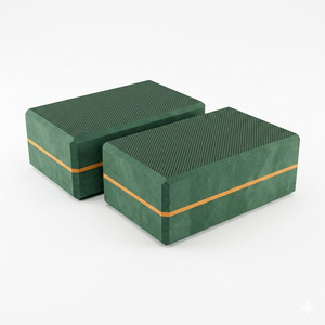 Bloque de Yoga EVA, Bloque de Espuma Ligero para Pilates, Estiramiento, Equilibrio y Entrenamiento de Flexibilidad, Bloque de Apoyo para Ejercicios - Product Image 1
